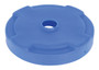 Vestil Low-Density Polyethylene Drum Recycling Lid Closed - 55 Gallon - Blue