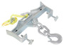 Vestil Steel Double Swivel Hoist Optioning Hook 3 In x 23 In x - 21-5/8 In 10000 lb - Silver