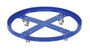Vestil Steel Over Pack Drum Dolly - 32 In. x 32 In. x 5-5/8 In. 1200 lb - Blue
