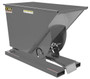 Vestil Steel Light Duty Self Dumping Hopper - 3/4 Cubic Yard 2000 lb - Battleship Gray