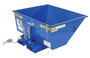 Vestil Steel Low Profile Self Dumping Hopper - .5 Cubic Yards 2,000 lb - Blue
