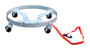 Vestil Cast Iron Multi Purpose Quad Drum Dolly - 30-3/4 In. x 30-3/4 In. x 6-1/16 In. 1200 lb - Silver