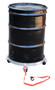 Vestil Cast Iron Multi Purpose Quad Drum Dolly - 30-3/4 In. x 30-3/4 In. x 6-1/16 In. 1200 lb - Silver