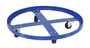 Vestil Steel Over Pack Drum Dolly - 32 In. x 32 In. x 5-7/8 In. 900 lb - Blue