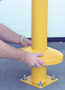 Vestil Steel Protective Dome Cover For - 5.5 In. Bollards - Yellow