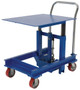Vestil Steel Ergonomic Manual Die Table - 24 In. x 30 In. Platform 2000 lb - Blue