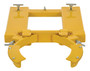 Vestil Steel Adjustable Single Drum Gripper - 24 In. x 28 In. x 8 In. 1500 lb - Yellow