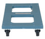 Vestil Polyethylene Flush Top Dolly - 18 In. x 30 In. 1000 lb - Blue
