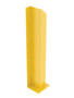 Vestil Steel Overhead Door Track Protector - 48-1/16 In. Left - Yellow