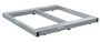 Vestil Aluminum Pallet Dolly With Floor Lock - 40 In. x 48 In. 4,000 lb - Silver