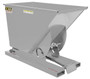 Vestil Steel Heavy Duty Self Dumping Hopper - 3/4 Cubic Yard 6000 lb - Silver Lining