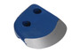 Vestil Steel Replacement Blade for Standard Drum De Header - 2-3/4 In. x 2-5/8 In. x 1/2 In. - Blue