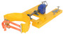Vestil Steel Right Angle Drum Rotator Fits - 55 Gallon Steel, Plastic, or Fiber Drums 1,200 lb - Yellow