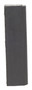 Vestil Hardened Molded Rubber Bumper - 10 In. Length - Black
