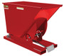 Vestil Steel Heavy Duty Self Dumping Hopper - 3/4 Cubic Yard 6000 lb - Red
