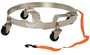Vestil Stainless Steel Multipurpose Drum Dolly - 26 In. x 226 In. x 6-1/2 In. 900 lb - Silver