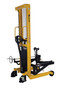 Vestil Steel Manual Drum Lifter/Rotator/Transporter - 52 In. x 33 In. x 85-7/16 In. 550 lb - Yellow/Black