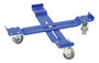 Vestil Steel Mobile Drum Dolly-Adjustable with Cast Steel Wheels - 25-7/8 In. x 25-7/8 In. x 5-1/16 In. 1200 lb - Blue