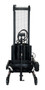 Vestil Steel Air Powered Drum Lifter/Rotator/Transporter - 57 In. x 31 In. x 85 In. 550 lb - Black/Yellow