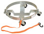 Vestil Steel Multipurpose Drum Dolly - 21-1/2 In. x 21-1/2 In. x 5-7/8 In. 1200 lb - Silver