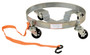 Vestil Steel Multipurpose Drum Dolly - 21-1/2 In. x 21-1/2 In. x 5-7/8 In. 1200 lb - Silver