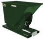 Vestil Steel Heavy Duty Self Dumping Hopper - 3/4 Cubic Yard 6000 lb - Hunter Green