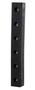 Vestil Hardened Molded Rubber Bumper - 30 In. Length - Black