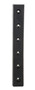 Vestil Hardened Molded Rubber Bumper - 30 In. Length - Black