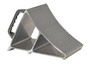 Vestil Aluminum Wheel Chock with Hand Grip - 13-1/16 In. x 7 In. x 8 In. - Silver