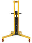 Vestil Steel Portable Ergonomic Drum Truck with Scale - 38-5/8 In. x 35 In. x 64 In. 900 lb - Yellow