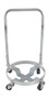 Vestil Steel Drum Dolly with Handle Three Tier - 25 In. x 21 In. x 35 In. 1200 lb - Silver