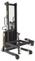 Vestil Steel DC Powered Drum Lifter/Rotator/Transport - 61 In. x 36-1/4 In. x 88 In. 550 lb - Black/Yellow