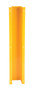 Vestil Steel Pipe and Downspout Protector - 6-1/8 In. x 9-3/16 In. x 48 In. - Yellow