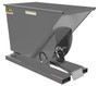Vestil Steel Heavy Duty Self Dumping Hopper - 3/4 Cubic Yard 6000 lb - Battleship Gray