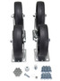 Vestil Glass Filled Nylon Caster Kit - 8 In. x 2 In. 5000 lb - Black