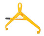 Vestil Steel Horizontal Semi Automatic Drum Tong - 3-1/2 In. x 41-1/4 In. x 21-3/4 In. 1000 lb - Yellow