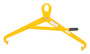 Vestil Steel Horizontal Semi Automatic Drum Tong - 3-1/2 In. x 41-1/4 In. x 21-3/4 In. 1000 lb - Yellow