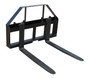 Vestil Steel Universal Attachment Skid Forks - 48 In. Length 4000 lb - Black