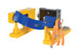 Vestil Steel DC Fork Truck Drum Carrier/Rotator For Steel Drums - 55 Gallon 1200 lb - Yellow