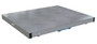 Vestil Aluminum Pallet Dolly with Solid Top Tilt - 36 In. x 48 In. 6000 lb - Silver