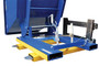 Vestil Steel Sideways Tilt Fork Attachment For D Style Hoppers - Yellow