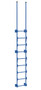 Vestil Steel Walk Through Dock Ladder - 9 Step 300 lb - Blue