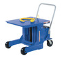 Vestil Steel DC Ergonomic Manual Die Table - 24 In. x 30 In. Platform 2,000 lb - Blue