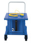 Vestil Steel DC Ergonomic Manual Die Table - 24 In. x 30 In. Platform 2,000 lb - Blue