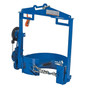 Vestil Steel Hoist Mounted Drum Carrier/Rotator - 55 Gallon 800 lb - Blue
