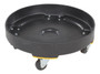 Vestil Polyethylene Heavy Duty Drum Dolly - 55 Gallon 24-1/4 in. x 24-1/4 In. x 8-1/2 In. 600 lb - Black