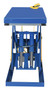 Vestil Steel Electric Hydraulic Lift Table - 24 In. x 48 In. 4000 lb - Blue