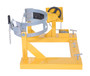Vestil Steel Fork Truck Drum Carrier/Rotator For Steel Drums - 55 Gallon 1500 lb - Yellow