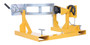 Vestil Steel Fork Truck Drum Carrier/Rotator For Steel Drums - 55 Gallon 1500 lb - Yellow