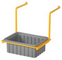 Vestil Plastic Drip Pan With Steel Holder For Drum Storage Racks Gray / - Yellow